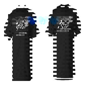 Fingerprint Heart Autism Each Print Tells A Different Story T-Shirt - Thegiftio UK