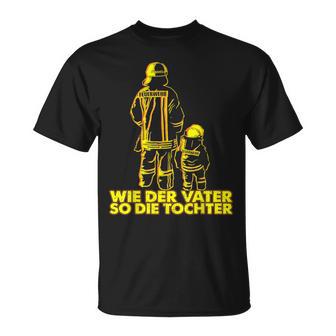 Firefighter Boys' Like Der Fater So Die Dochter T-Shirt - Geschenkecke