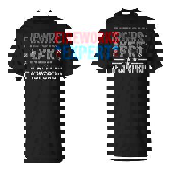 Fireworks Expert If I Run You Run 4Th Of July Men T-Shirt - Monsterry