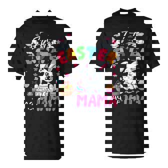 First Easter As A Mama Costume Bunnies Expecting New Baby T-Shirt - Monsterry