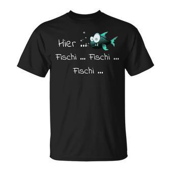 Here Fischi As A For Anglers T-Shirt - Geschenkecke