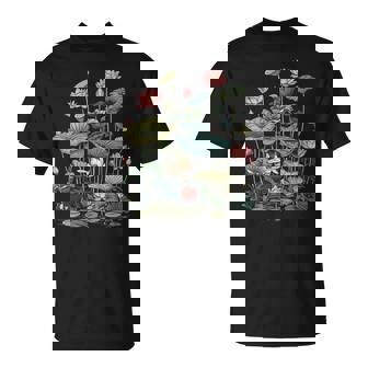 Fleur De Lotus Botaniqueintage Pour Fille T-Shirt - Cadeauxyz