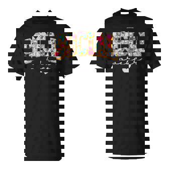 Floral Social Worker For Social Worker School Couns T-Shirt - Seseable