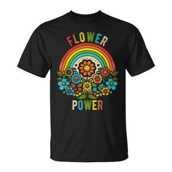 Flower Power Retro Nature Nostalgiaintage Outdoor Power T-Shirt - Geschenkecke