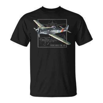 Focke-Wulf Fw 190 Avión De Combate Ww2 Camiseta unisex - Regaloses