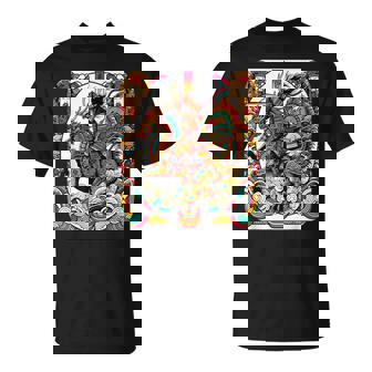 Folklore Samourai Riding Dragon Costume Japonais T-Shirt - Cadeauxyz