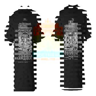 Fontana De Trevi Roma 1753 Arte Digital Arquitectura Camiseta unisex - Regaloses