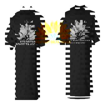 Foxtrots Deltas Tangos Sunflower Flower Boho Floral T-Shirt - Seseable