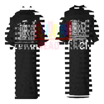 Freadom Anti Ban Books Freedom To Read Book Lover Reading T-Shirt - Monsterry