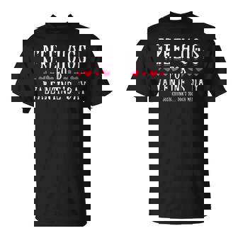 Free Hugs Just Kidding Dont Touch Me Valentines Day Tank Top T-Shirt - Monsterry
