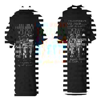 Freedom Democracy Tolerance And Justice For All Hands Off T-Shirt - Thegiftio UK