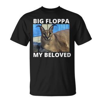 Big Floppa Mon Chat Mème Big Floppa Bien-Aimé T-Shirt - Cadeauxyz