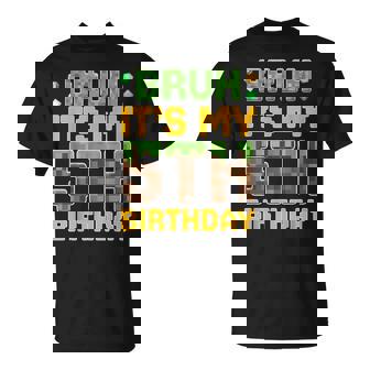 Birthday Boy It's My 5Th Birthday Video Game Pixel T-Shirt | Seseable CA