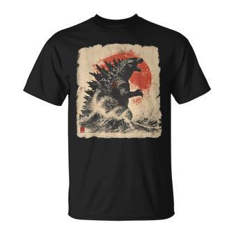 Giant Kaiju Japanese Monster Lover Birthday T-Shirt - Thegiftio UK