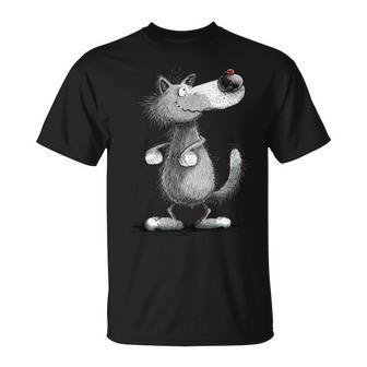 Grey Wolf I Wolves Wild Animal Nature Wolves T-Shirt - Geschenkecke