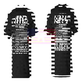 Gunpa Definition Us Flag For Grandpa Gunpa Like A Normal Grandpa But More Fun And Owns Guns Black Sleeveless T-Shirt - Monsterry