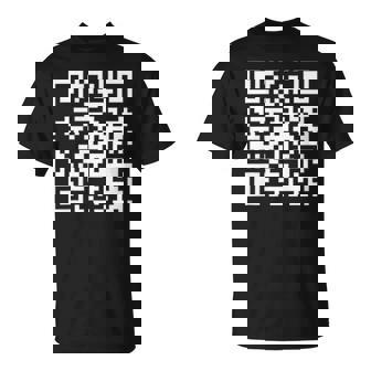 Qr He's Back President Trump Code 2 Side T-Shirt | Seseable CA