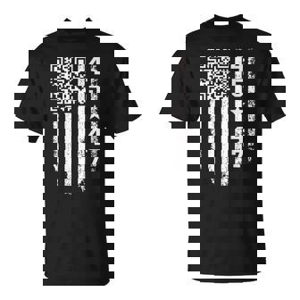 Qr President Trump 4547 Trump Dancing Code T-Shirt - Seseable
