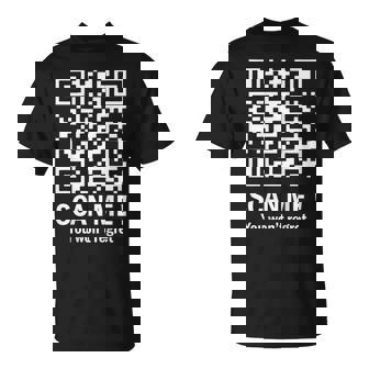 Qr Scan Me Trump 4547 Trump Dancing Code Back T-Shirt - Seseable