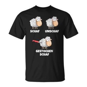 Saying Photographers Sheep Unschaf Struck Sheep T-Shirt - Geschenkecke