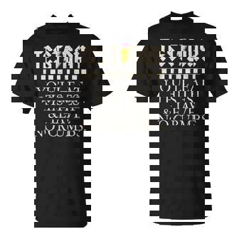 Test Day Teachers You'll Eat This Test Left No Crumbs T-Shirt - Thegiftio