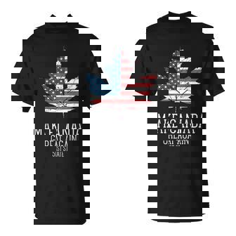 Trump American Flag Make Canada Great Again 51St State T-Shirt - Monsterry