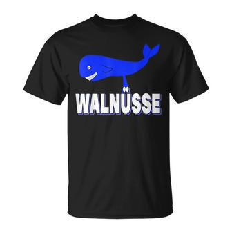 Walnuts Whale Testicles Eggs Fish T-Shirt - Geschenkecke