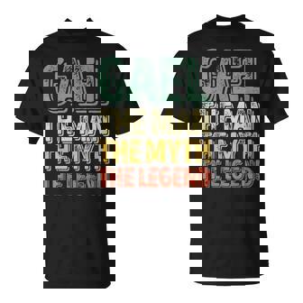 Gael El Hombre El Mito La Leyenda Camisa Primer Nombre Gael Camiseta unisex - Regaloses