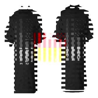 German American Flag Germany America Pride Heritage T-Shirt - Monsterry