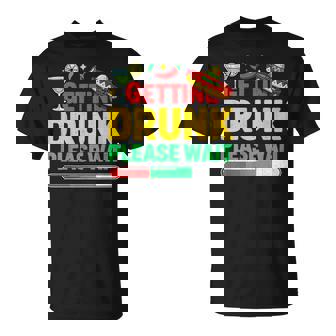 Getting Drunk Please Wait Cinco De Mayo Women T-Shirt | Mazezy