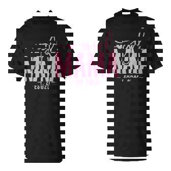 Girl Mama Est 2025 Girl Mom Pregnancy Mom To Be Mom Of Girl T-Shirt - Monsterry