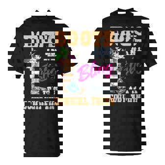 Girls Boots Bling Its a Cowgirl Thing USA FLAG Cute Cowgirl T-Shirt - Monsterry