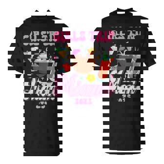 Girls Trip Miami 2025 Tropical Beach Vacation Coconut Squad T-Shirt - Monsterry
