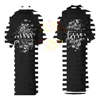 Glammy For Grandma Wildflower Floral Women's T-Shirt - Seseable
