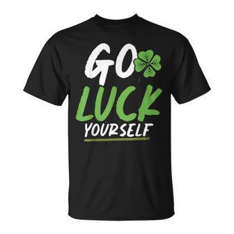Go Luck Yourself Trèfle À Quatre Feuilles De Coccinelle T-Shirt - Cadeauxyz