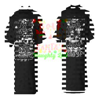 This Golf Team Is On The Santa's Naughty List Xmas Player T-Shirt - Monsterry