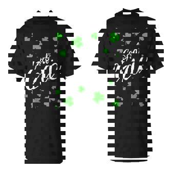 Good Craic Fun Irish Slang Shamrocks St Patricks Day Clovers T-Shirt - Monsterry