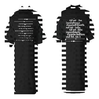 Good Night John Boy Good Night Mary Ellen Good Night Jim Bob T-Shirt - Geschenkecke