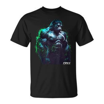 Gorilla Monkey Gym Wear Bodybuilding Workout Motivation T-Shirt - Geschenkecke