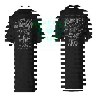 Gracioso Respeto A Los Locales Cocodrilo En El Gimnasio Halterofilia Camiseta unisex - Regaloses