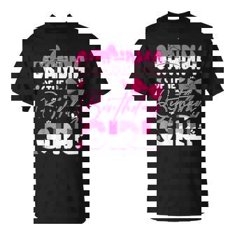 Grandma Of The Birthday Girl Cat Kitty Family Matching T-Shirt - Monsterry