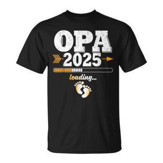 Grandpa 2025 Loading Expectant Grandpa T-Shirt - Geschenkecke