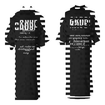 Grandude Definition Great Granddad Grandpa Quotes T-Shirt - Monsterry