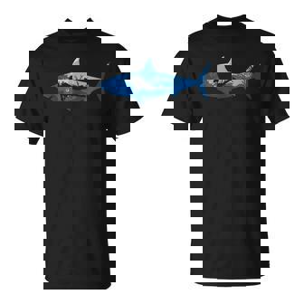 Great Shark Diver Scuba Diving T-Shirt - Monsterry