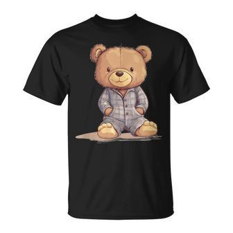 Great Teddy Bear In Soft And Cosy Pyjamas T-Shirt - Geschenkecke