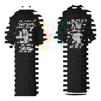 Groovy Happiest Aunt On Earth T-Shirt | Seseable CA