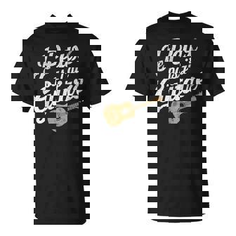 Guitariste Je Peux Pas J'ai Guitare Musicien Retrointage T-Shirt - Cadeauxyz