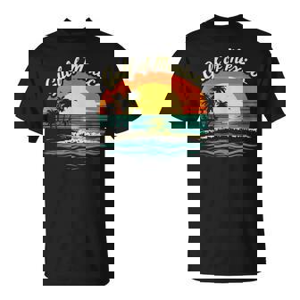 Gulf Of Mexico Beach Palms Summer Vacation T-Shirt - Thegiftio UK