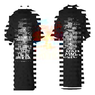 Gulf Of Us America Est 2025 Retro Vintage Beach T-Shirt - Thegiftio UK