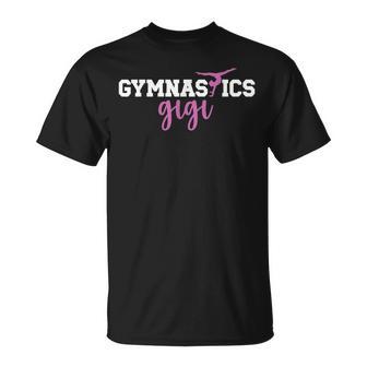 Gymnastics Gigi Grandma Gigi Of A Gymnast Gigi T-Shirt - Thegiftio UK